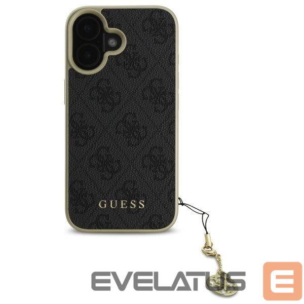Other Phone Accessory Guess Guess 4G Charms Collection case for iPhone 16 Plus - black