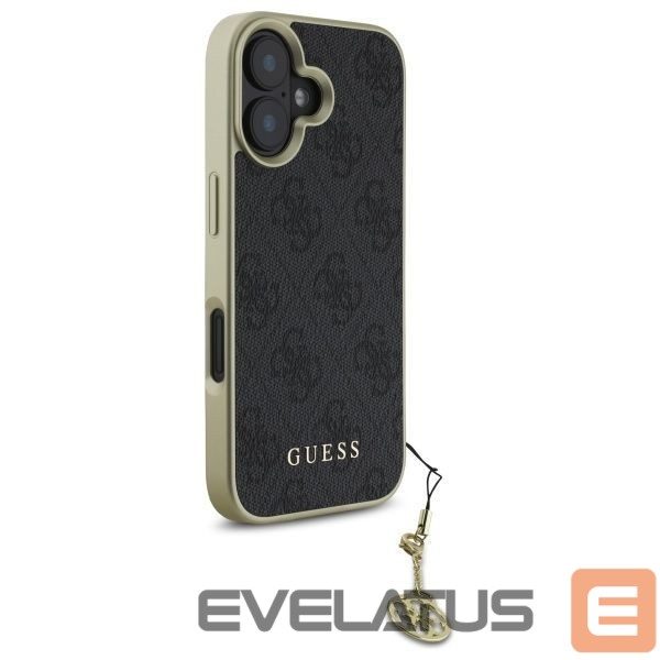 Other Phone Accessory Guess Guess 4G Charms Collection case for iPhone 16 Plus - black