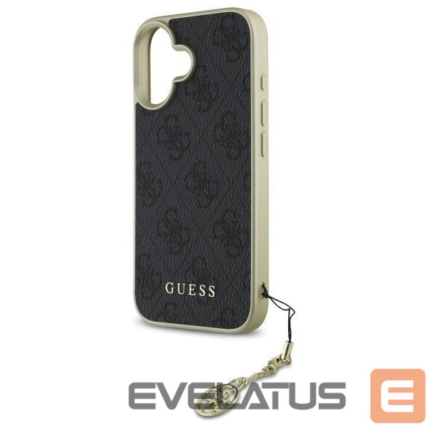 Other Phone Accessory Guess Guess 4G Charms Collection case for iPhone 16 Plus - black