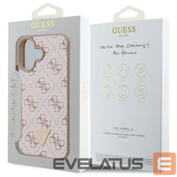Other Phone Accessory Guess Guess New 4G Triangle Case for iPhone 16 Plus - White