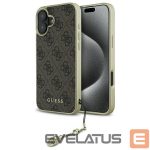 Other Phone Accessory Guess  Guess 4G Charms Collection case for iPhone 16 - brown 