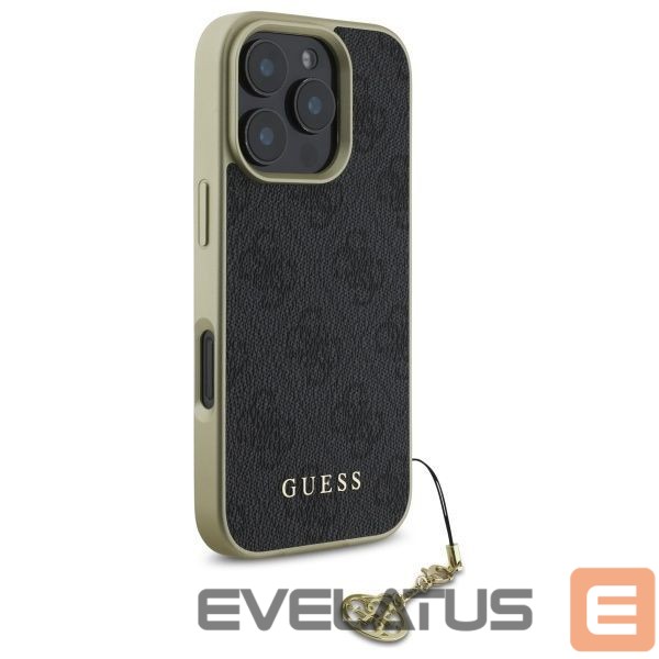 Other Phone Accessory Guess Guess 4G Charms Collection case for iPhone 16 Pro Max - black