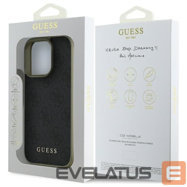 Other Phone Accessory Guess Guess 4G Charms Collection case for iPhone 16 Pro Max - black