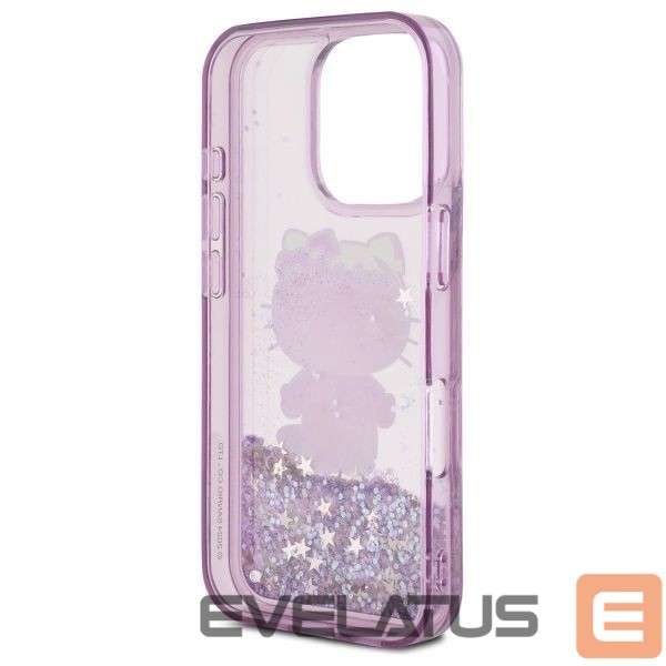 Other Phone Accessory Hello Kitty Hello Kitty Liquid Glitter 50TH Anniversary Party iPhone 16 Pro Case - Purple