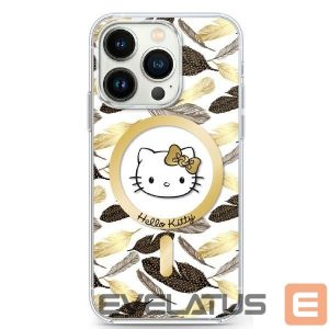 Other Phone Accessory Hello Kitty  Hello Kitty IML Golden Leaves MagSafe Case for iPhone 16 Pro Max - White 