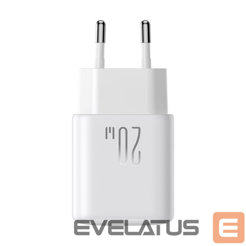 Adapter Joyroom Joyroom JR-TCF12 mains charger 2x USB-C 20W PD / QC 3.0 - white