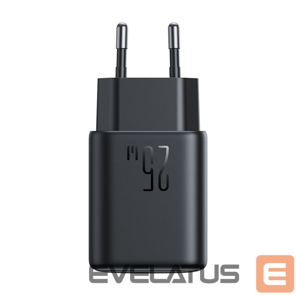 Adapter Joyroom Joyroom JR-TCF23 network charger USB-C 25W SFC / PPS / PD - black + USB-C / USB-C cable 1m