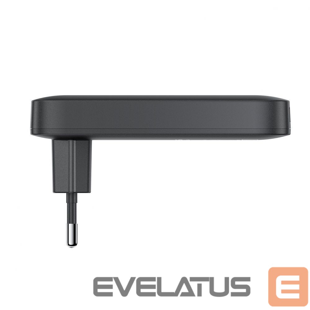 Adapter Acefast Acefast A100 65W GaN 2 USB-C+ USB-A Charger Ultra Slim - Black