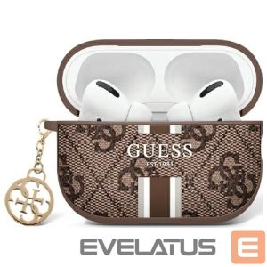 Other Phone Accessory Guess  Guess GUA2P4RPSW AirPods 1/2 cover brown/brown 4G Printed Stripes Charm 
