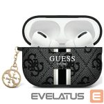 Other Phone Accessory Guess  Guess GUAP2P4RPSK AirPods Pro 2 (2022/2023) cover black/black 4G Printed Stripes Charm 