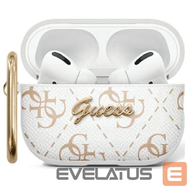 Other Phone Accessory Guess Guess GUAP2PG4GPH AirPods Pro 2 (2022/2023) cover white/white 4G Hook