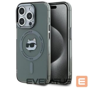 Other Phone Accessory Karl Lagerfeld  Karl Lagerfeld KLHMP15LHLSCHK iPhone 15 Pro 6.1" black/black hardcase IML Metal Choupette Head MagSafe 