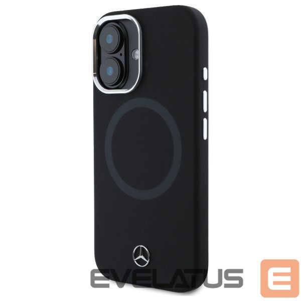 Other Phone Accessory Mercedes-Benz Mercedes MEHMP16S23SUTTK iPhone 16 6.1" black/black hardcase Silicone Tonal Logo MagSafe
