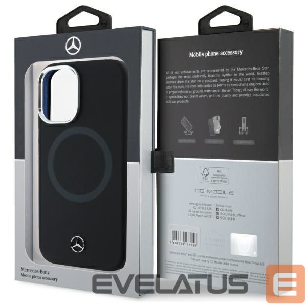 Other Phone Accessory Mercedes-Benz Mercedes MEHMP16S23SUTTK iPhone 16 6.1" black/black hardcase Silicone Tonal Logo MagSafe
