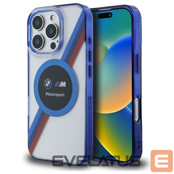 Other Phone Accessory BMW BMW BMHMP16X23HTPUT iPhone 16 Pro Max 6.9" transparent hardcase Motosport IML Circle MagSafe