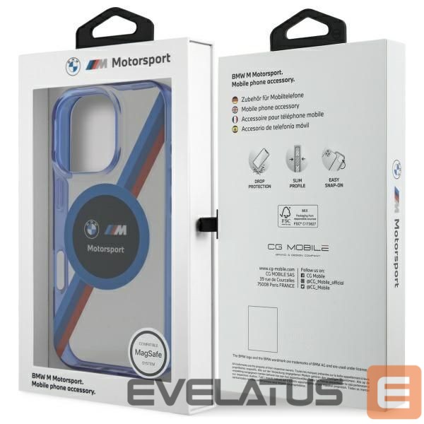 Other Phone Accessory BMW BMW BMHMP16X23HTPUT iPhone 16 Pro Max 6.9" transparent hardcase Motosport IML Circle MagSafe