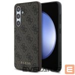 Other Phone Accessory Guess  Guess GUHCS24FEG4GFBR S24 FE S721 brown/brown hardcase 4G Metal Gold Logo