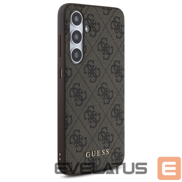 Other Phone Accessory Guess Guess GUHCS24FEG4GFBR S24 FE S721 brown/brown hardcase 4G Metal Gold Logo