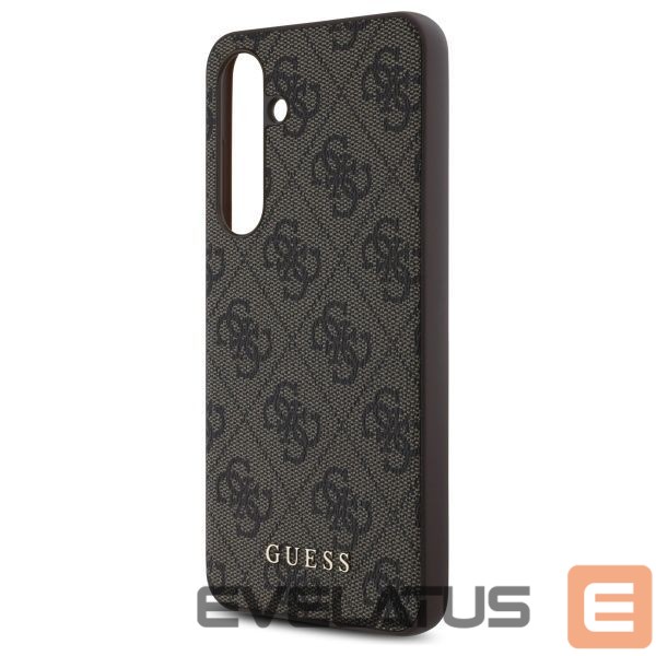 Other Phone Accessory Guess Guess GUHCS24FEG4GFBR S24 FE S721 brown/brown hardcase 4G Metal Gold Logo