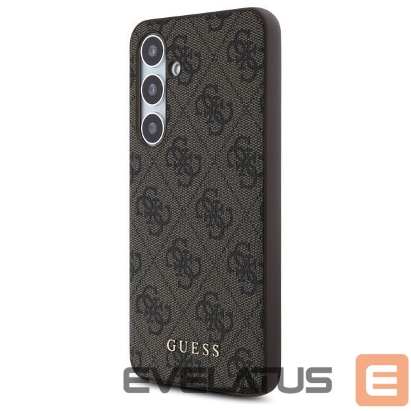 Other Phone Accessory Guess Guess GUHCS24FEG4GFBR S24 FE S721 brown/brown hardcase 4G Metal Gold Logo