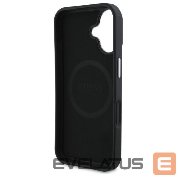Other Phone Accessory Guess Guess GUHMP16MPGTSPSK iPhone 16 Plus 6.7" black/black hardcase Grained Triangle MagSafe