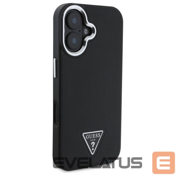 Other Phone Accessory Guess Guess GUHMP16MPGTSPSK iPhone 16 Plus 6.7" black/black hardcase Grained Triangle MagSafe