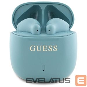 Other Phone Accessory Guess  Guess Bluetooth headphones GUTWSJ14ESGQ TWS + docking station turquoise/turquoise Printed Classic Logo 