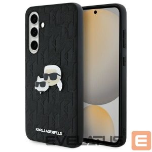 Other Phone Accessory Karl Lagerfeld  Karl Lagerfeld KLHCS24FEPGKLKCPK Sam S24 FE S721 black/black hardcase Monogram Karl&Chaoupette Head Pin 