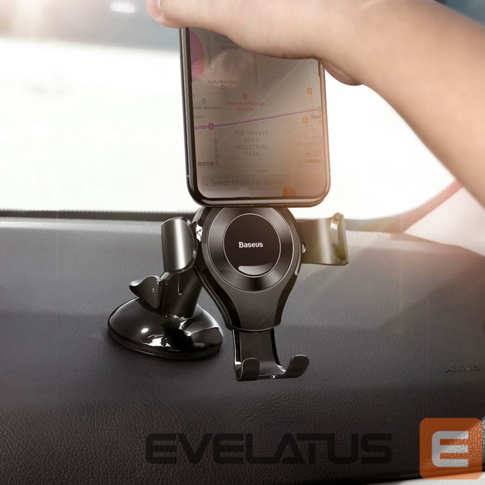 Auto holder Baseus Baseus Osculum SUYL-XP01 gravity car holder for windshield or dashboard - black