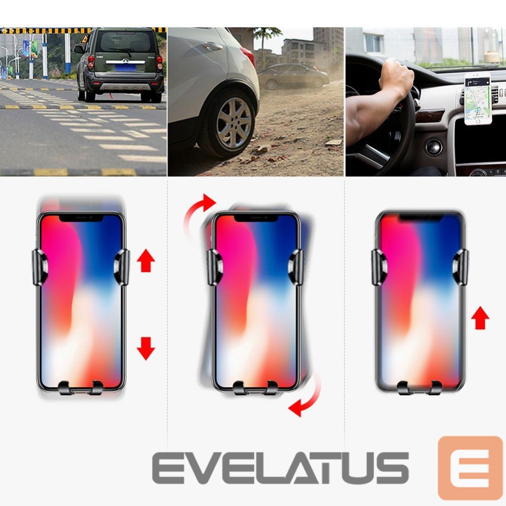 Auto holder Baseus Baseus Osculum SUYL-XP01 gravity car holder for windshield or dashboard - black