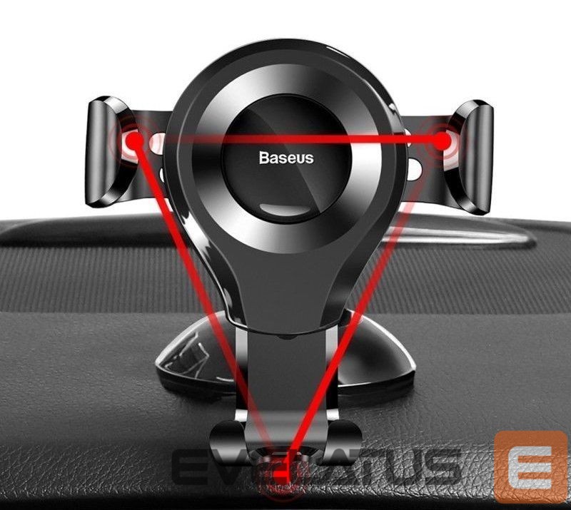 Auto holder Baseus Baseus Osculum SUYL-XP01 gravity car holder for windshield or dashboard - black
