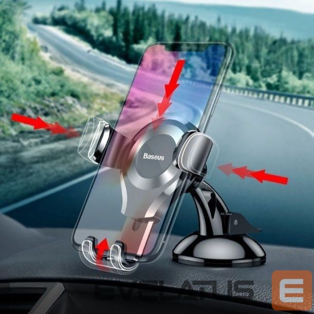 Auto holder Baseus Baseus Osculum SUYL-XP01 gravity car holder for windshield or dashboard - black