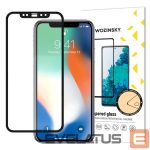 Protective glass Wozinsky  Wozinsky super tough full glue tempered glass full screen with frame case friendly Apple iphone xr / iphone 11 black 