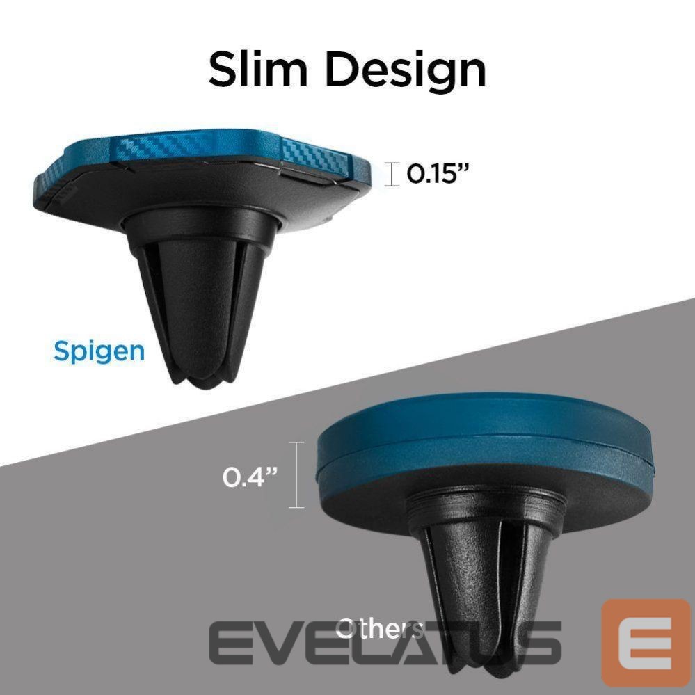 Back panel cover Spigen Spigen QS11 Magnetic Car Air Vent Phone Holder - Black