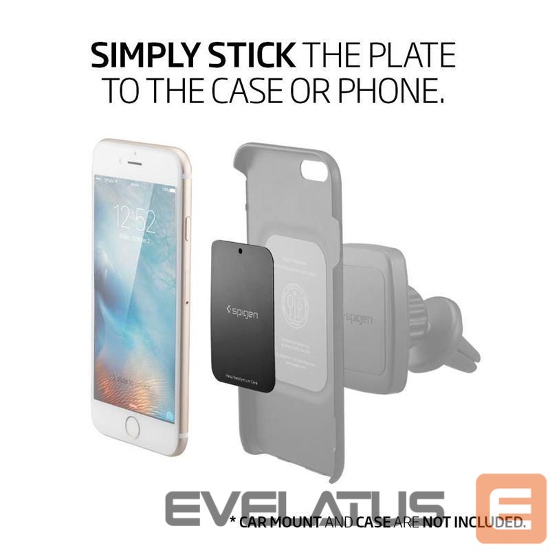Back panel cover Spigen Spigen MP-4P magnetic plates for car - black