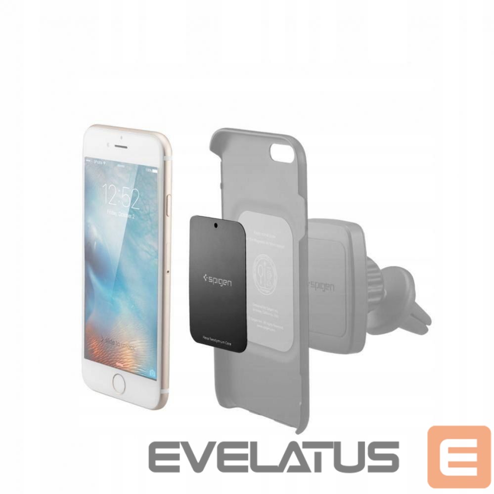 Back panel cover Spigen Spigen MP-4P magnetic plates for car - black