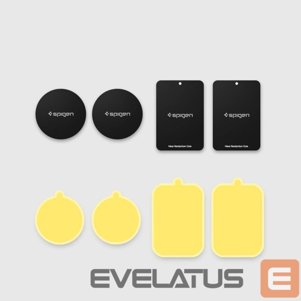 Back panel cover Spigen Spigen MP-4P magnetic plates for car - black