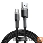 Cable Baseus  Baseus Cafule USB-A / USB-C QC 3.0 3A cable 0.5 m - black-gray 