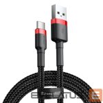 Cable Baseus  Baseus Cafule USB-A / USB-C QC 3.0 3A cable 1 m - black and red 
