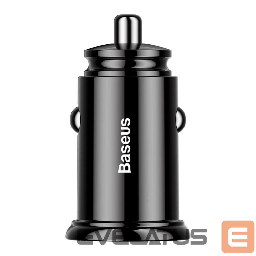 Cable Baseus Baseus Circular smart car charger 2x USB QC3.0 Quick Charge 3.0 SCP AFC 30W black (CCALL-YD01)