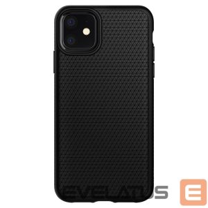 Back panel cover Spigen  Spigen Liquid Air iPhone 11 Case - Matte Black 