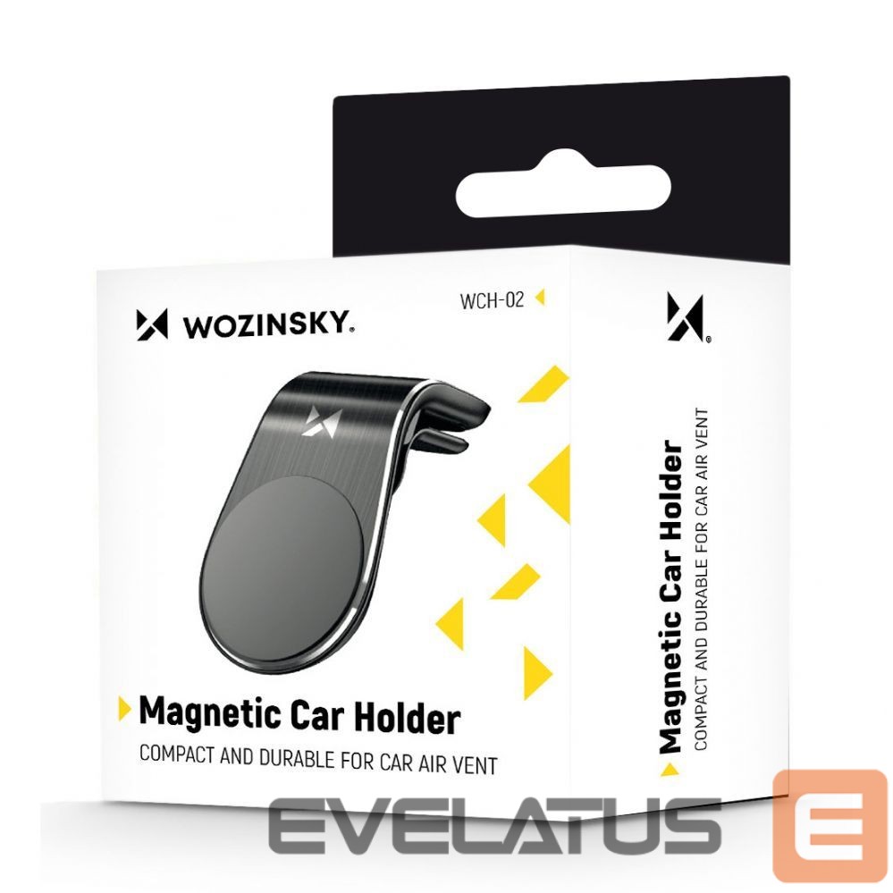 Auto holder Wozinsky Wozinsky Magnetic Phone Holder for Air Vent, Black (WCH-02)