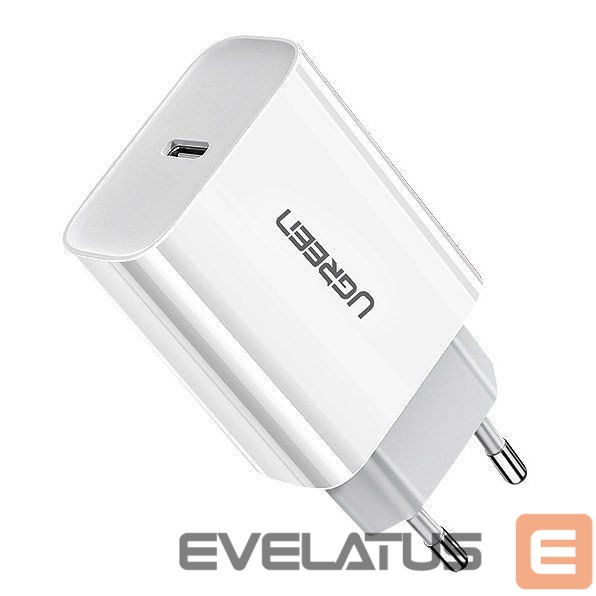 Adapter Ugreen USB charger Power Delivery 3.0 Quick Charge 4.0+ 20W 3A (60450) White