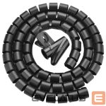 Converter Ugreen  LP121 cover 30818 cable organizer 1.5m Black