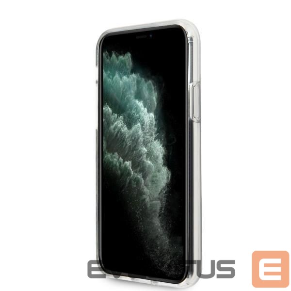 Back panel cover Guess Guess GUHCN58IMLFL01 iPhone 11 Pro black/black N°1 Flower Collection