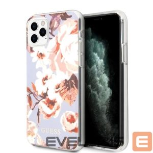 Back panel cover Guess  Guess GUHCN65IMLFL02 iPhone 11 Pro Max lilac/lilac N°2 Flower Collection