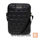 Case universal for sports Guess  Guess Torba GUTB10QLBK 10" czarna/black Quilted Tablet Bag 