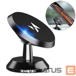 Auto holder Wozinsky  Wozinsky Magnetic Car Mount for Dashboard 360 Self-Adhesive Black (WMH-05) 