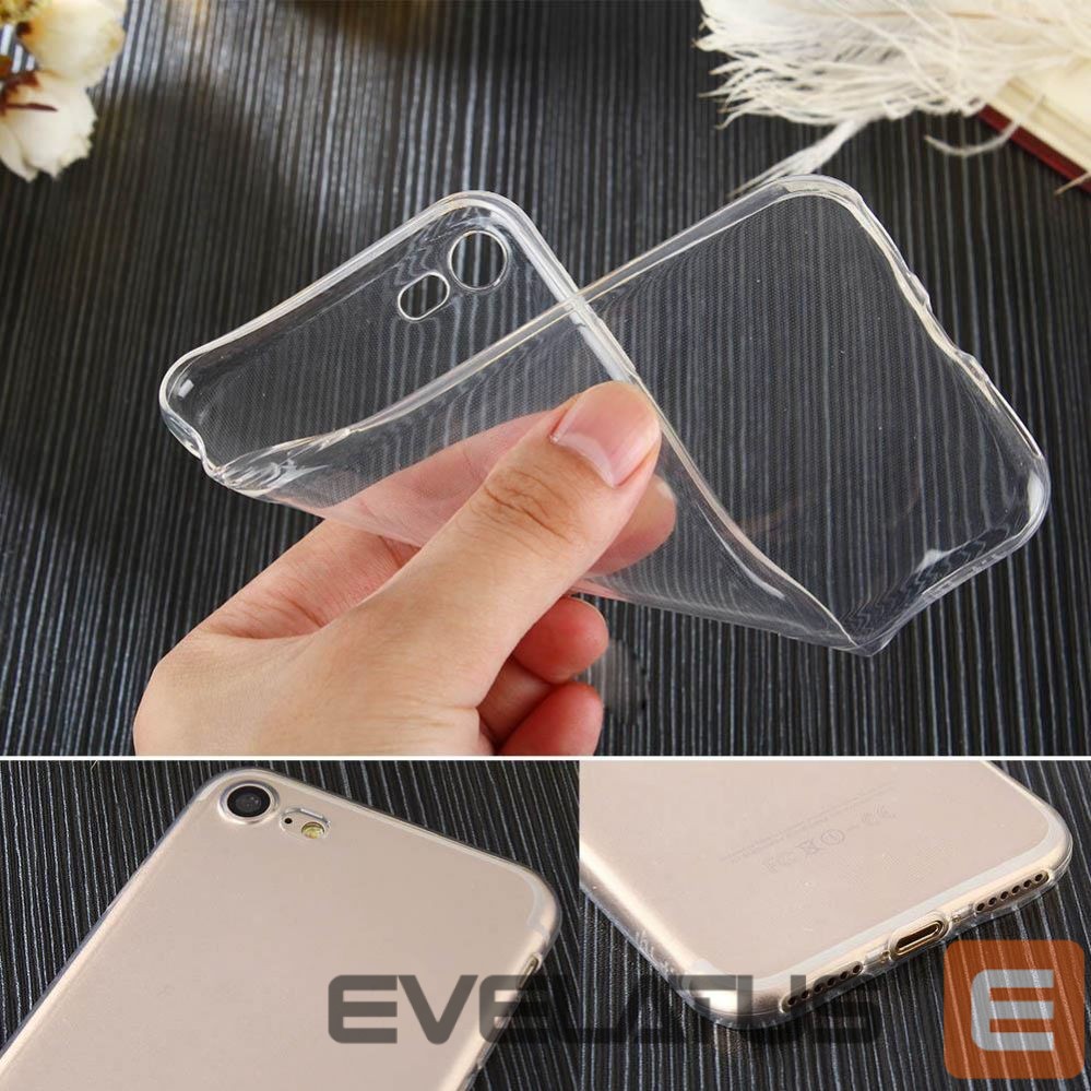 Back panel cover Hurtel Ultra Clear 0.5mm Case Gel TPU Cover for iPhone 12 Pro / iPhone 12 transparent