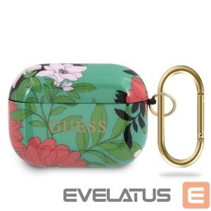 Back panel cover Guess  Guess GUACAPTPUBKFL01 AirPods Pro cover green/green N.1 Flower Collection